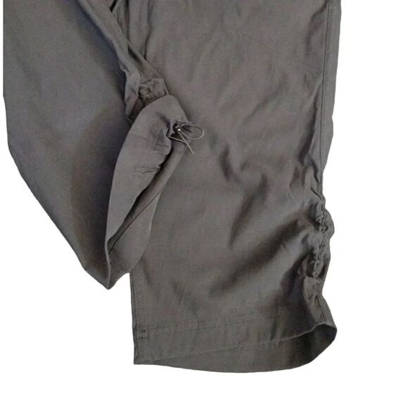 Eddie Bauer Black Rainier Nylon Stretch Capri Pants Plussize 14 - Picture 6 of 12